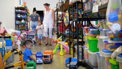 Toy libraries becoming more popular as parents borrow in bid to beat cost-of-living pressures