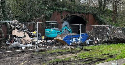 Bristol neighbours' fury as 'lovely' space behind homes fenced off and dug up