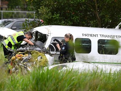 Pilot injured as medical transport plane crashes