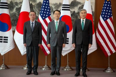 SKorea, US, Japan call for support of ban on NKorea workers