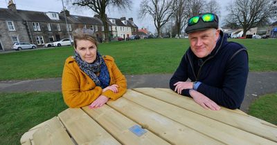 Castle Douglas community group "bitterly disappointed" after racist graffiti appears on new benches