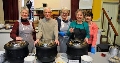 Dumfries churches provide soup and sales tables for Christian Aid Lenten Lunches