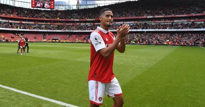 Arsenal star William Saliba a 'serious doubt' for crucial Liverpool clash