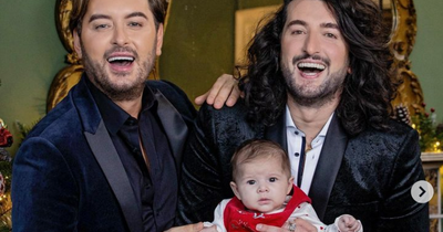Dancing With The Stars judge Arthur Gourounlian would love another baby with husband Brian Dowling