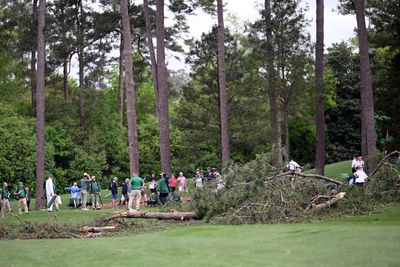 The Masters 2023 LIVE: Leaderboard and scores as play suspended due to weather