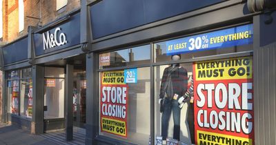 M&Co is closing 170 high street stores - with two set to shut for good next week