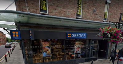 Scots Greggs cordoned by police after 'lots of blood found inside' and man taken to hospital