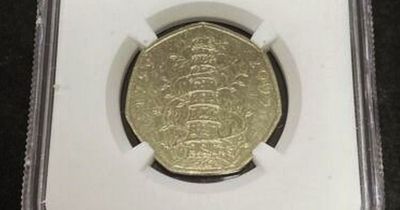 Glasgow seller puts rare Kew Gardens 50p on eBay for £299 as experts call it a 'must have'