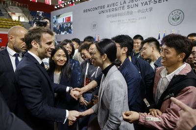 'Young and energetic' Macron wins Chinese fans