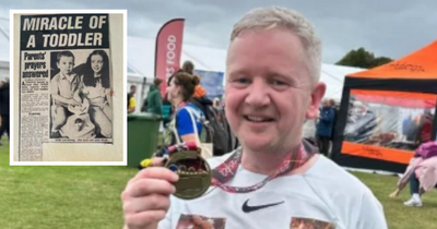 Scotland's "miracle child" to run Edinburgh Marathon almost 40 years after leukaemia diagnosis