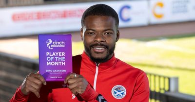 Dipo Akinyemi admits Ayr United gamble has paid off after smash-hit season