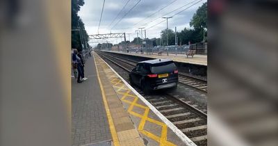 Man who drove on railway track to escape police jailed for 10 years