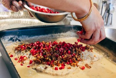 Recipes for Ramadan: Sivine Tabbouch’s samkeh harra (Lebanese baked fish in spiced tahini)