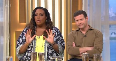 ITV This Morning's Dermot O'Leary tells Alison Hammond to 'shut up' and says 'don't' as she reveals what he said off air