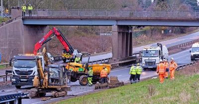 Community reassured after small chunks of concrete fall from crash-damaged Perthshire flyover