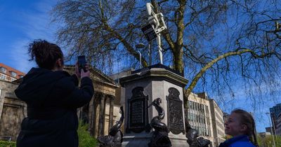 Star Wars battle droid disappears from Colston statue plinth after just a few hours