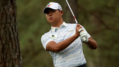 Si Woo Kim Wears PGA Tour Shirt... While Playing With Phil Mickelson