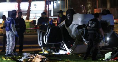 Tel Aviv attack: Tourist killed and six Brits hurt after car rams crowd and flips over