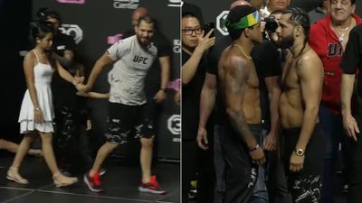 UFC 287 video: Jorge Masvidal brings special guests to final faceoff with Gilbert Burns