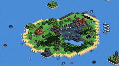 In this 'inverse city builder' the island you're building on is slowly shrinking