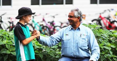 Boy's kindness gives hope to racism problem