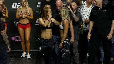 Photos: UFC 287 ceremonial weigh-ins and faceoffs