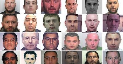 Full list of the 24 most wanted men in the UK