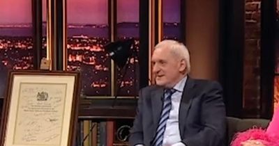 Former Taoiseach Bertie Ahern refuses to rule out Aras bid on RTE Late Late Show