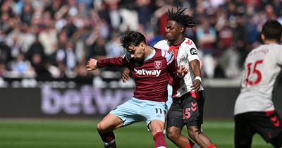 West Ham confirmed XI: David Moyes makes five changes to face Fulham amid Lucas Paqueta absence