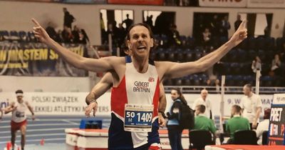 Dad becomes world champion at 52 after 'falling back in love' with sport