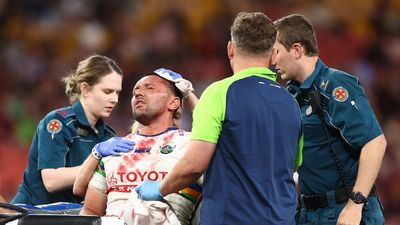 Sickening head injury to Canberra's Jordan Rapana has Broncos prop Martin Taupau confused