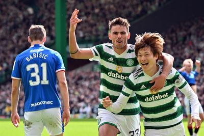 Celtic 3 Rangers 2: Kyogo Furuhashi double helps send Parkhead club 12 points clear