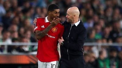 Manchester United boss Erik ten Hag 'relaxed' as Marcus Rashford contract talks drag on