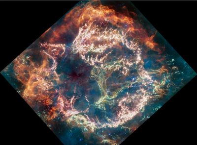 James Webb Space Telescope studies wreckage of titanic cosmic explosion (video, photo)