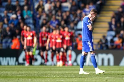 Bournemouth beat Leicester to escape relegation zone and leave managerless Foxes in bottom three
