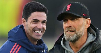 Arsenal's dressing room reaction after Mikel Arteta claimed bragging rights over Jurgen Klopp