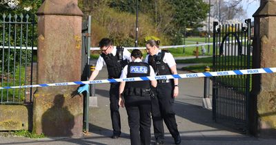 Man stabbed by gang as families enjoy sun and children play in park