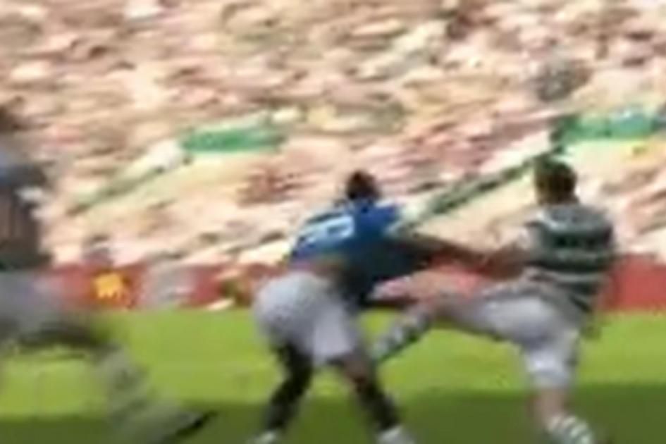 Alfredo Morelos unseen Celtic vs Rangers VAR penalty…