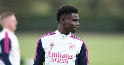 Saka pain, Saliba decision hint - Four things spotted in Arsenal training ahead of Liverpool