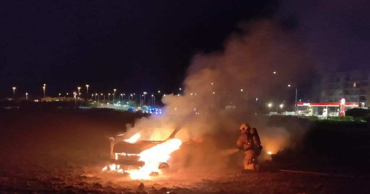 Dublin Fire Brigade share photos of dramatic car fire…