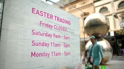 Retail workers' union argues for Easter Sunday to be made a public holiday in South Australia