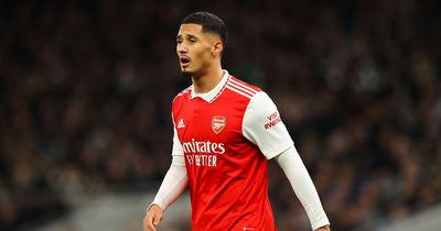 Full Arsenal squad revealed for Liverpool clash amid William Saliba injury return decision