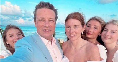 Jamie Oliver marries wife Jools for SECOND time in Easter beach vow renewal with 5 kids
