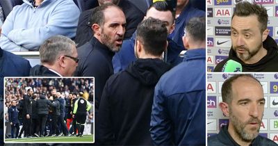 Why Roberto De Zerbi and Cristian Stellini clashed on touchline and were both sent off