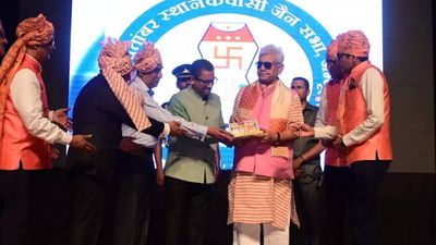 J-K LG Manoj Sinha urges young generation to follow Lord Mahavir’s teachings to shape up India's future