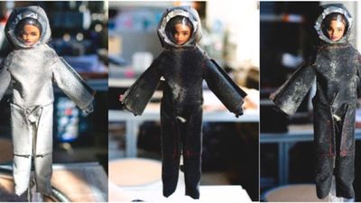 Scientists blasted Barbies with liquid nitrogen to test a new method of moon dust cleanup — and it worked extremely well