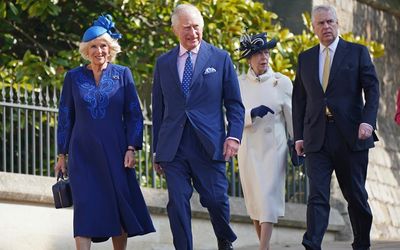 Royal family turns out in force for Easter Sunday service at Windsor