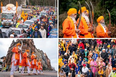 Thousands take to streets to celebrate Sikh harvest season