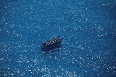 Drifting migrant boat in Mediterranean supplied with fuel but no rescue, NGO says