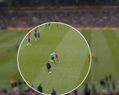 Linesman ‘elbows’ Andy Robertson in neck during Liverpool-Arsenal match
